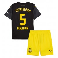 Borussia Dortmund Ramy Bensebaini #5 Vonkajší Detský futbalový dres 2024-25 Krátky Rukáv (+ trenírky)